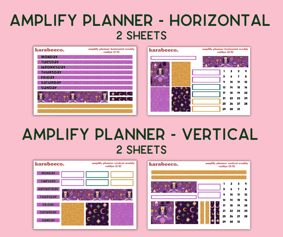 Amplify Planner Stickers | Weekly Kit | Caitlyn