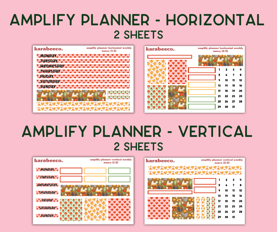 Amplify Planner Stickers | Weekly Kit | Nancy