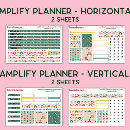 Amplify Planner Stickers | Weekly Kit | Carmen