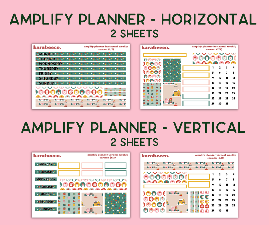 Amplify Planner Stickers | Weekly Kit | Carmen