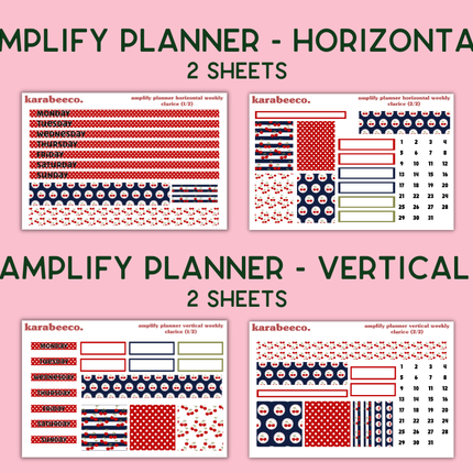 Amplify Planner Stickers | Weekly Kit | Clarice