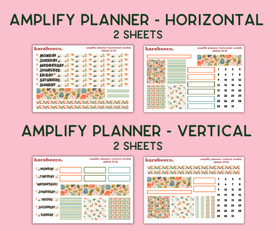 Amplify Planner Stickers | Weekly Kit | Shiloh