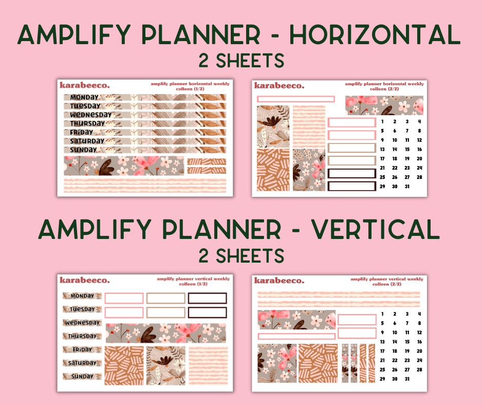 Amplify Planner Stickers | Weekly Kit | Colleen