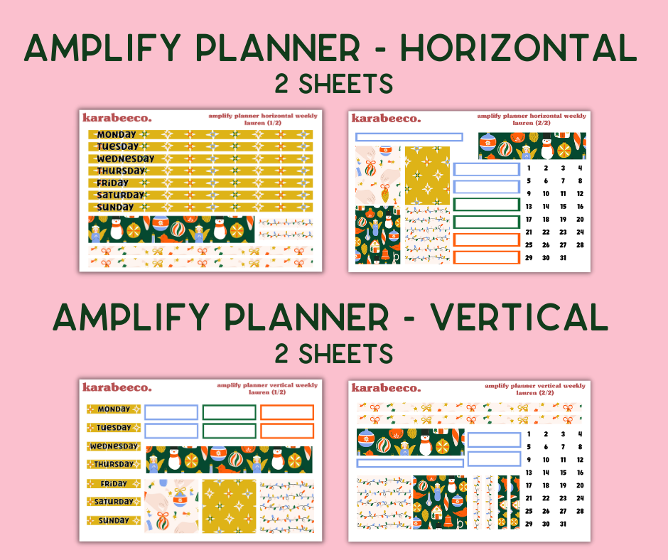 Amplify Planner Stickers | Weekly Kit | Lauren