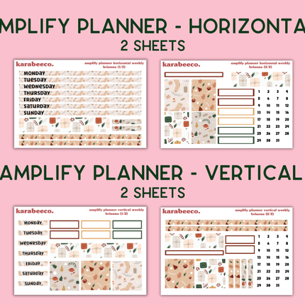 Amplify Planner Stickers | Weekly Kit | Brianna