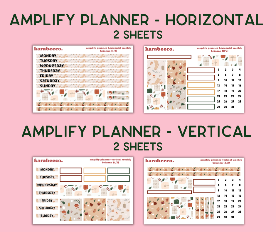 Amplify Planner Stickers | Weekly Kit | Brianna