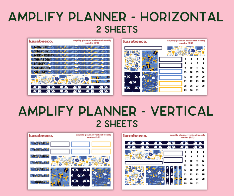 Amplify Planner Stickers | Weekly Kit | Sandra