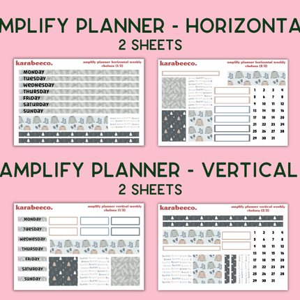 Amplify Planner Stickers | Weekly Kit | Chelsea