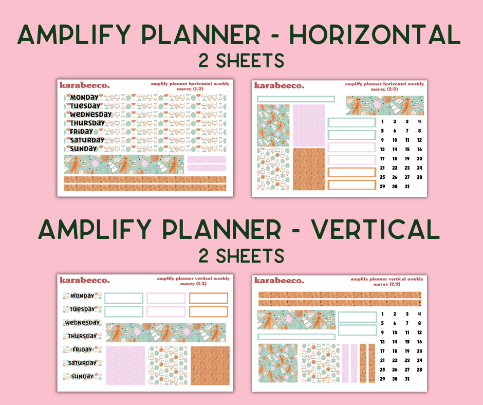 Amplify Planner Stickers | Weekly Kit | Macey