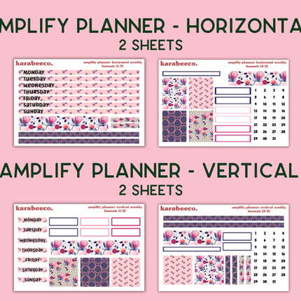 Amplify Planner Stickers | Weekly Kit | Hannah