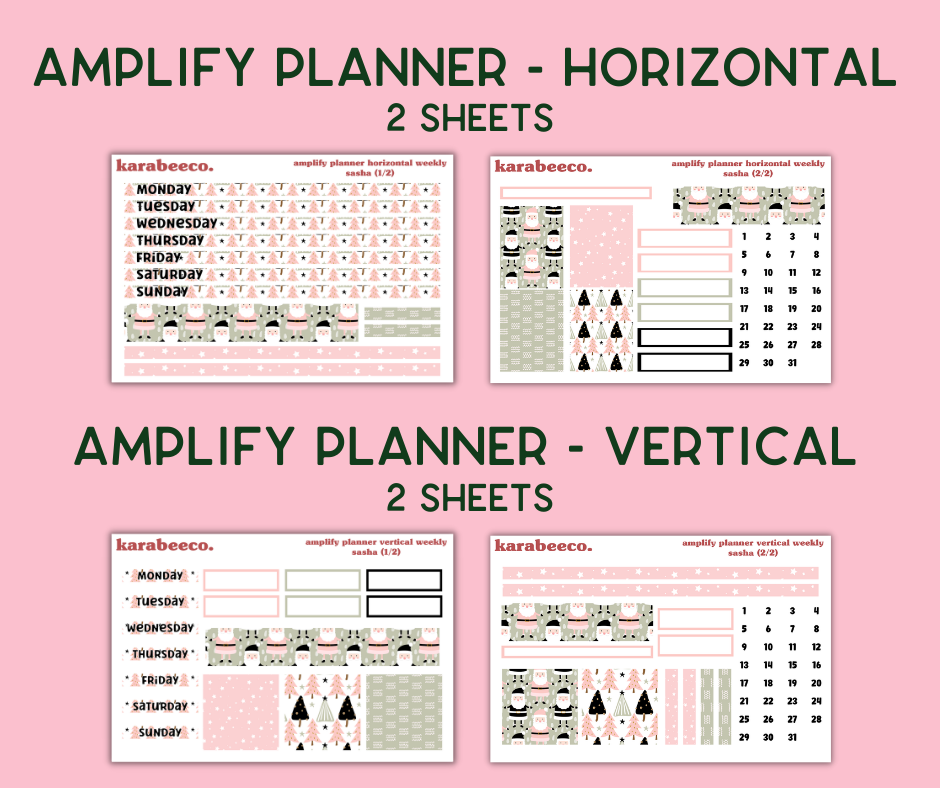 Amplify Planner Stickers | Weekly Kit | Sasha