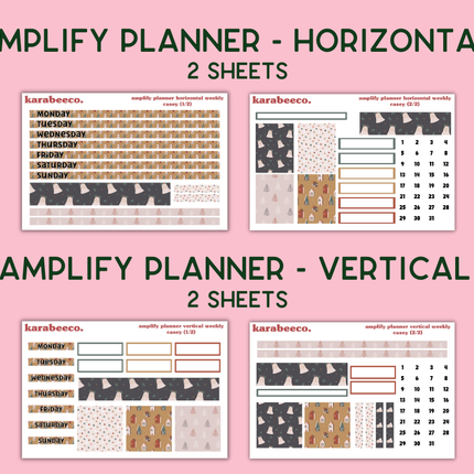 Amplify Planner Stickers | Weekly Kit | Casey