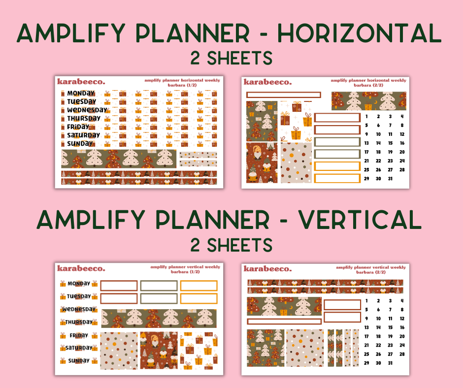 Amplify Planner Stickers | Weekly Kit | Barbara