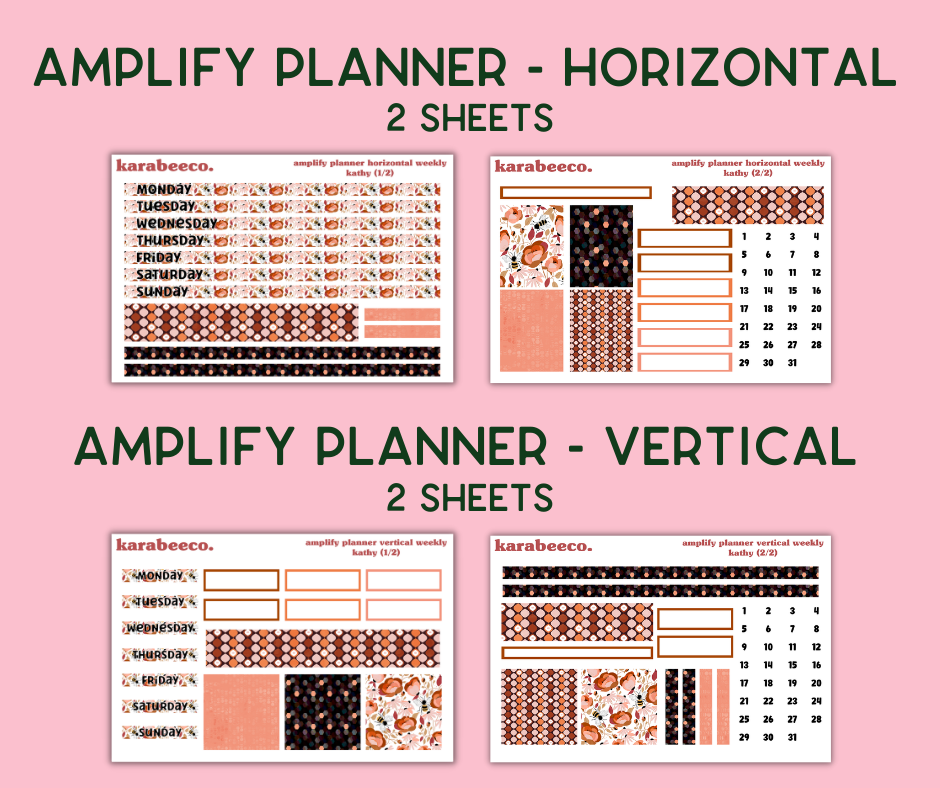 Amplify Planner Stickers | Weekly Kit | Kathy