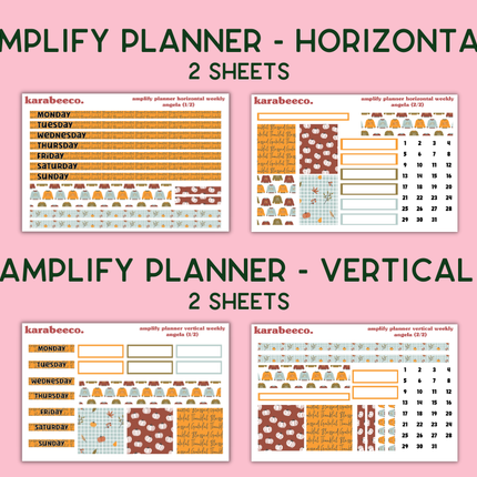 Amplify Planner Stickers | Weekly Kit | Angela
