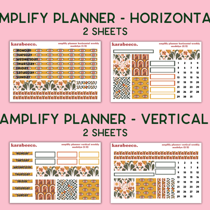 Amplify Planner Stickers | Weekly Kit | Madelyn