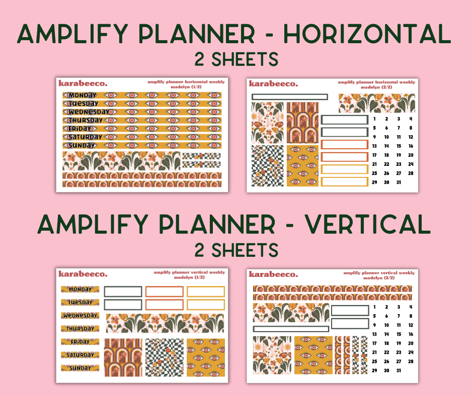 Amplify Planner Stickers | Weekly Kit | Madelyn