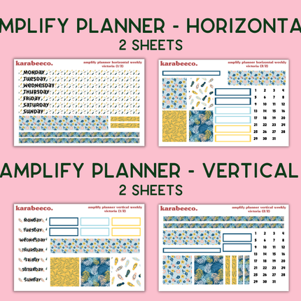 Amplify Planner Stickers | Weekly Kit | Victoria