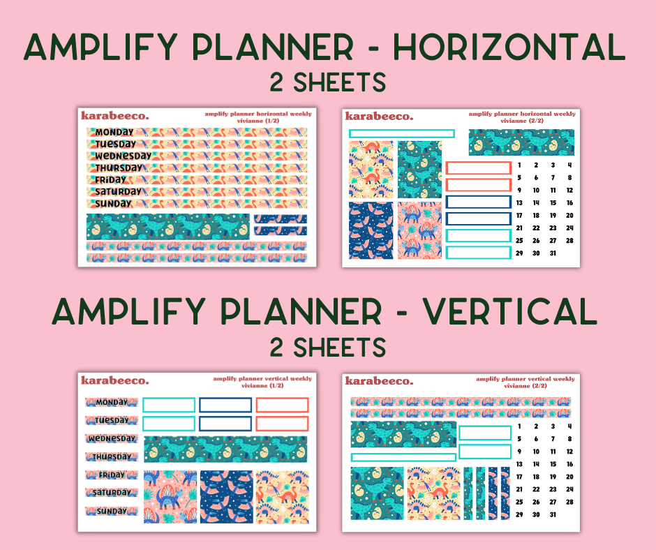 Amplify Planner Stickers | Weekly Kit | Vivianne