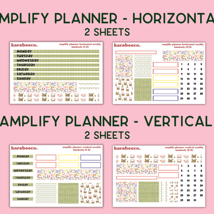 Amplify Planner Stickers | Weekly Kit | Kimberly