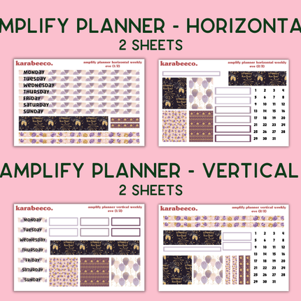 Amplify Planner Stickers | Weekly Kit | Eve