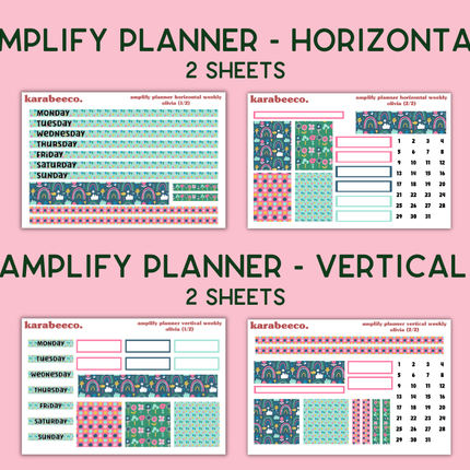Amplify Planner Stickers | Weekly Kit | Olivia