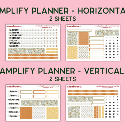 Amplify Planner Stickers | Weekly Kit | Penelope