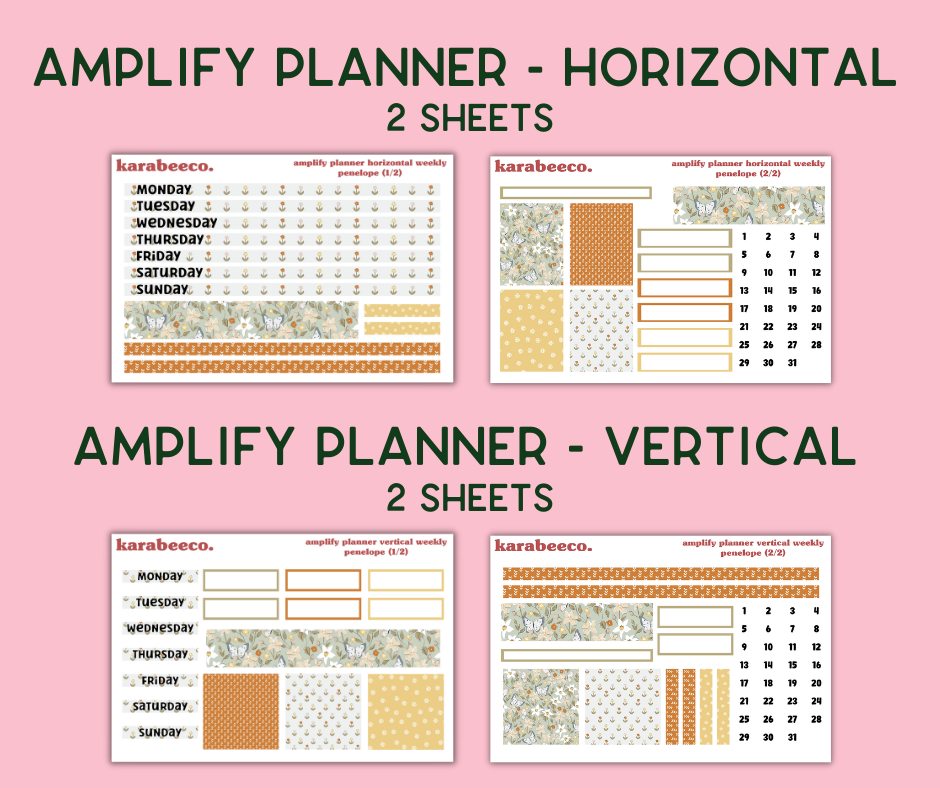 Amplify Planner Stickers | Weekly Kit | Penelope