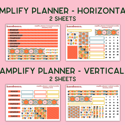 Amplify Planner Stickers | Weekly Kit | Christina