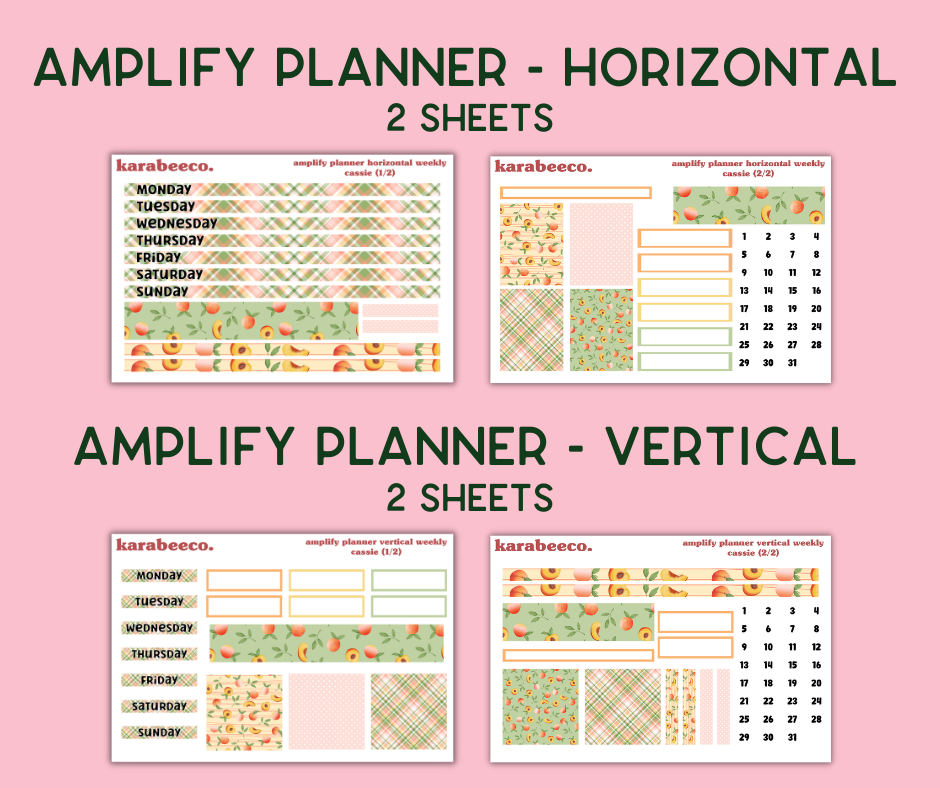 Amplify Planner Stickers | Weekly Kit | Cassie