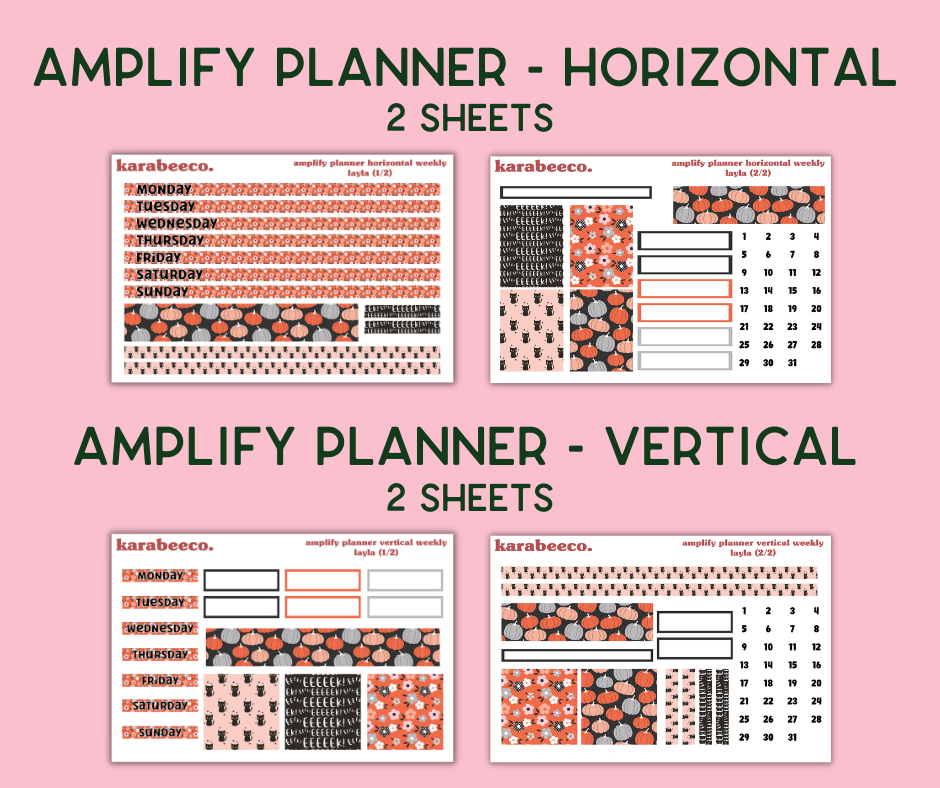 Amplify Planner Stickers | Weekly Kit | Layla