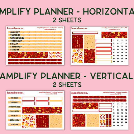 Amplify Planner Stickers | Weekly Kit | Samantha