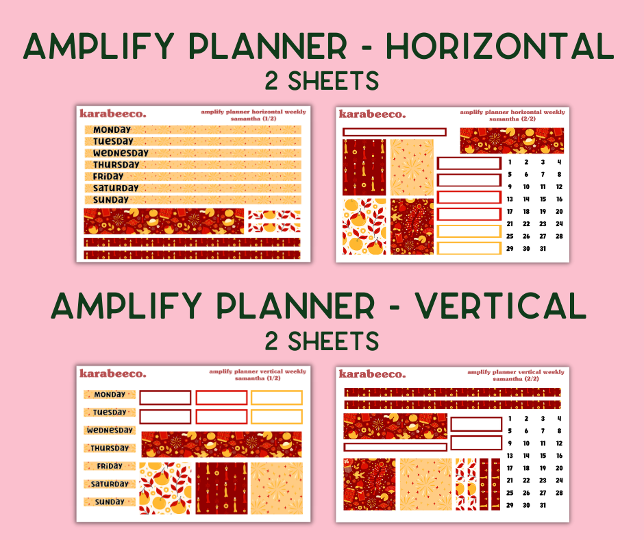 Amplify Planner Stickers | Weekly Kit | Samantha