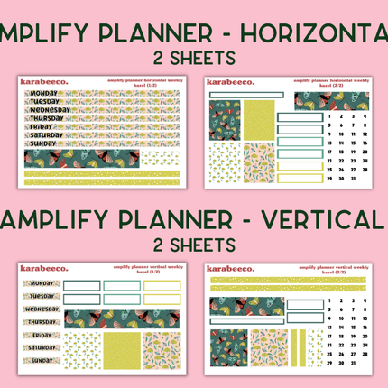 Amplify Planner Stickers | Weekly Kit | Hazel