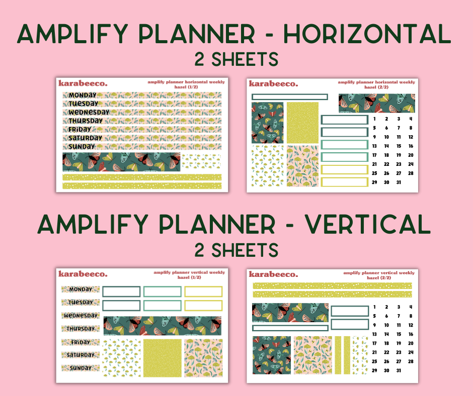 Amplify Planner Stickers | Weekly Kit | Hazel