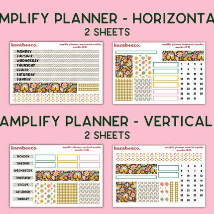 Amplify Planner Stickers | Weekly Kit | Amelia
