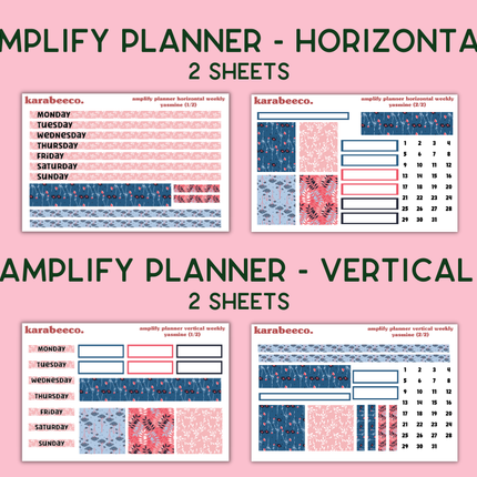 Amplify Planner Stickers | Weekly Kit | Yasmine