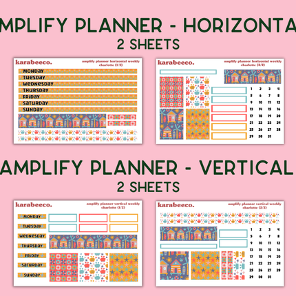 Amplify Planner Stickers | Weekly Kit | Charlotte