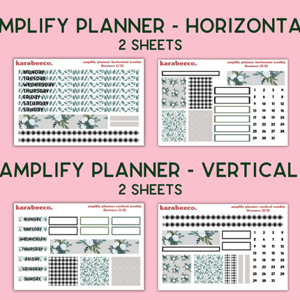 Amplify Planner Stickers | Weekly Kit | Florence