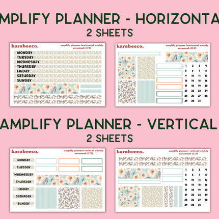 Amplify Planner Stickers | Weekly Kit | Savannah