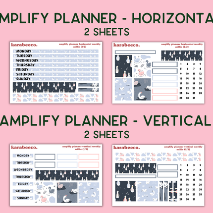 Amplify Planner Stickers | Weekly Kit | Millie