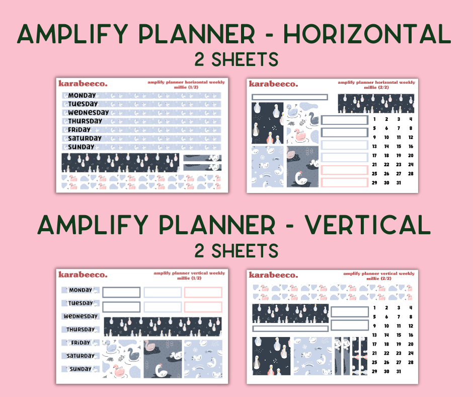 Amplify Planner Stickers | Weekly Kit | Millie