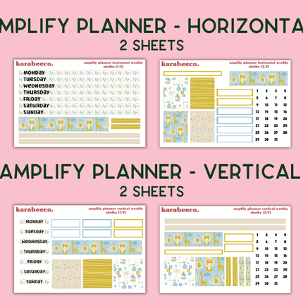 Amplify Planner Stickers | Weekly Kit | Shelby