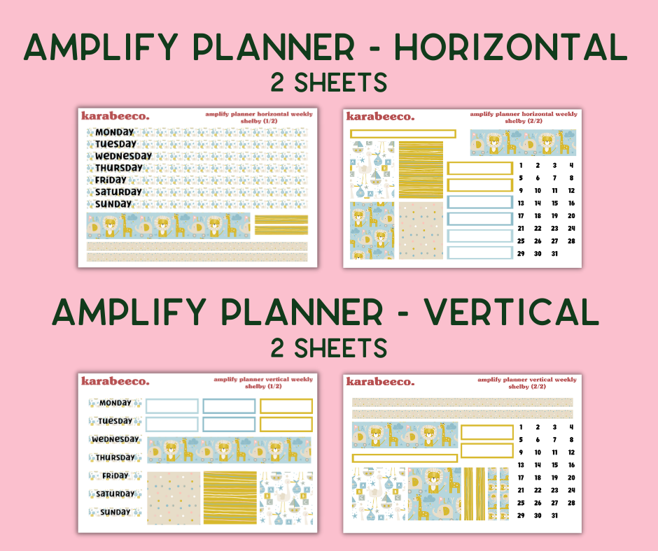 Amplify Planner Stickers | Weekly Kit | Shelby