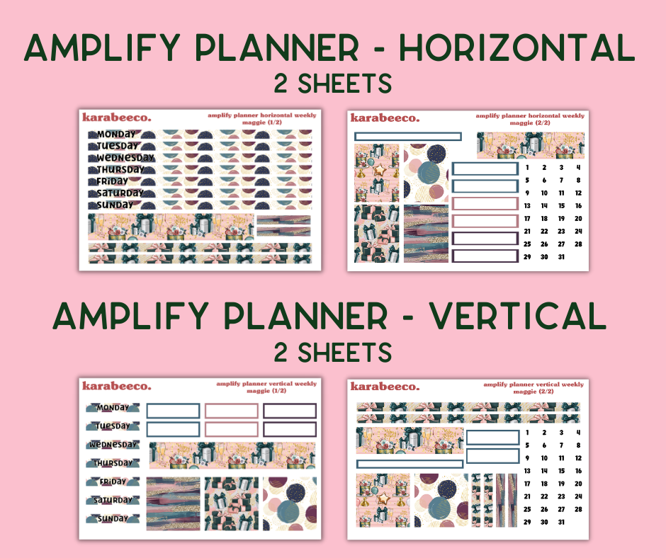 Amplify Planner Stickers | Weekly Kit | Maggie