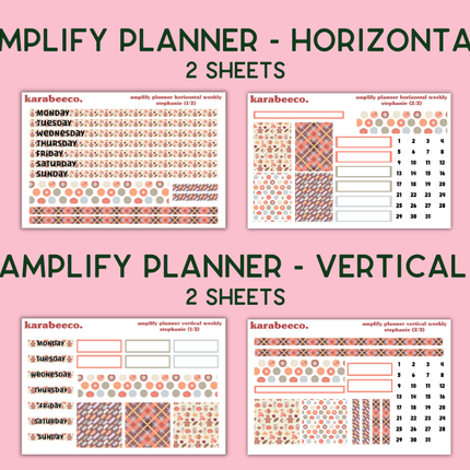 Amplify Planner Stickers | Weekly Kit | Stephanie