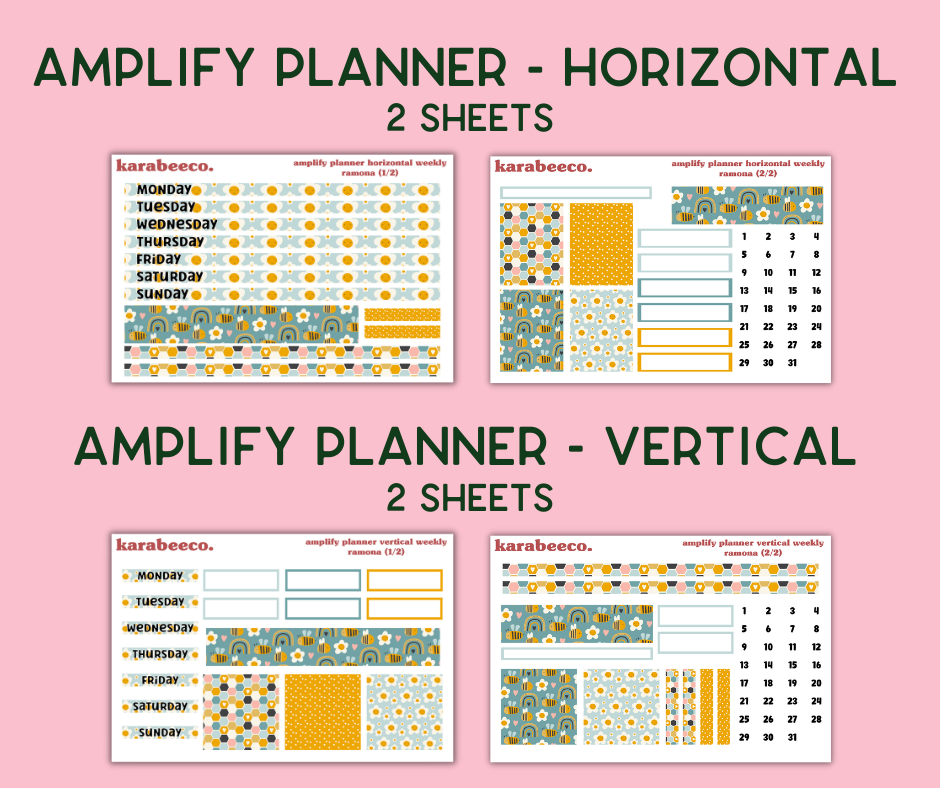 Amplify Planner Stickers | Weekly Kit | Ramona