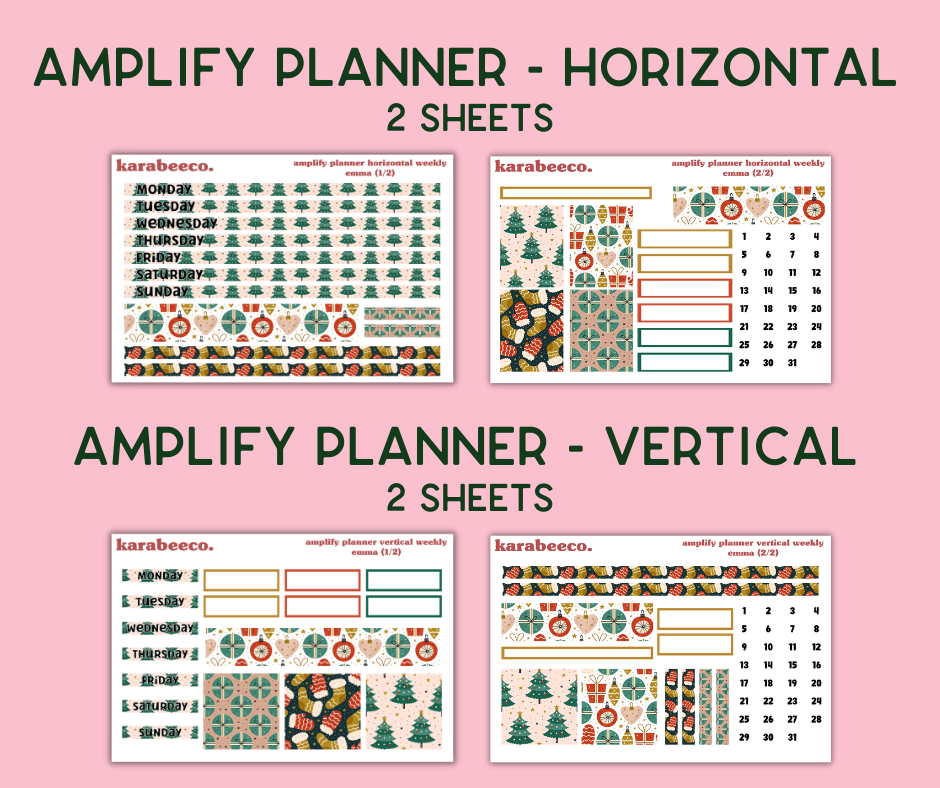 Amplify Planner Stickers | Weekly Kit | Emma