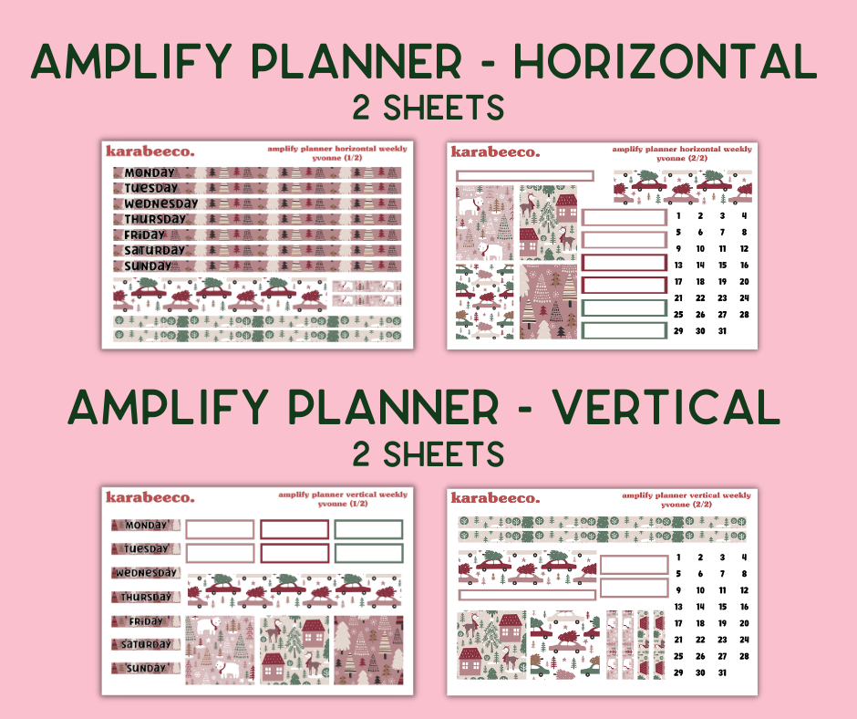 Amplify Planner Stickers | Weekly Kit | Yvonne