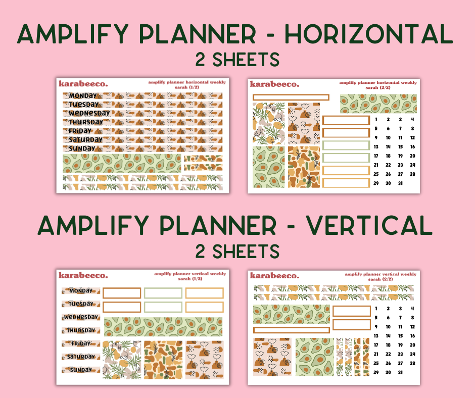 Amplify Planner Stickers | Weekly Kit | Sarah